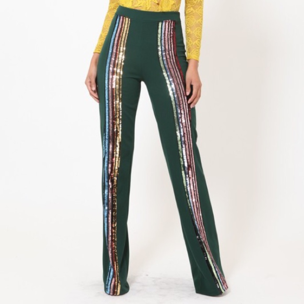 HUNTER GREEN SEQUENCE PANTS